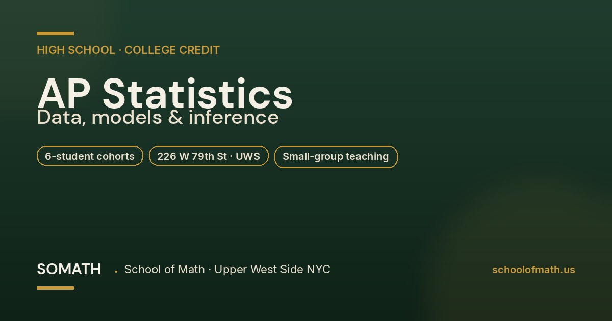 AP Statistics at SOMATH